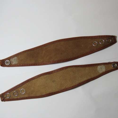 Lot of 7 leather watch cover straps