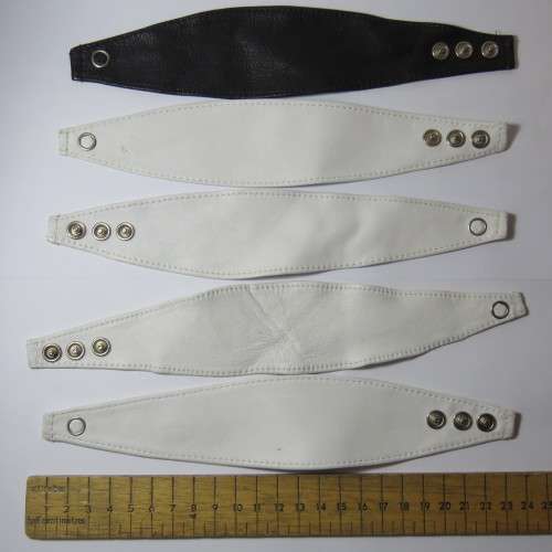 Lot of 7 leather watch cover straps