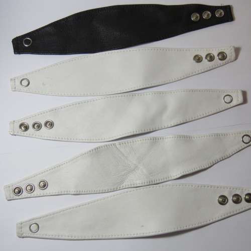 Lot of 7 leather watch cover straps