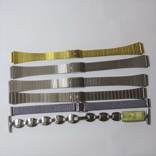 Lot of 6 ladies watch metal straps