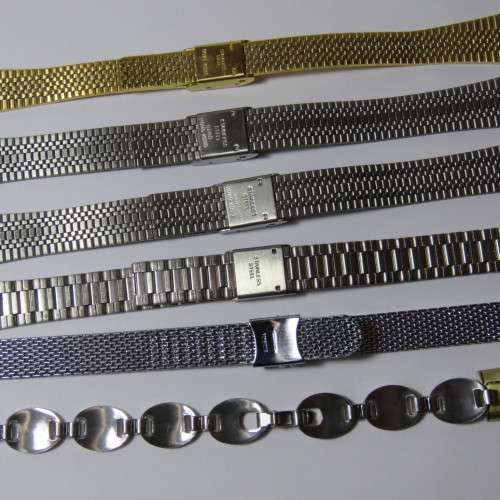 Lot of 6 ladies watch metal straps