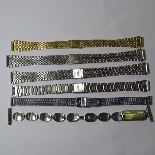 Lot of 6 ladies watch metal straps