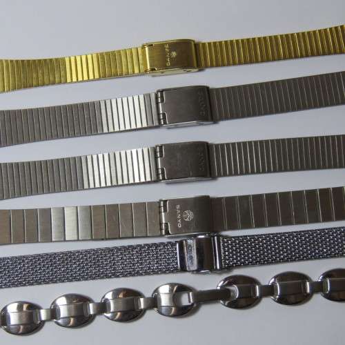 Lot of 6 ladies watch metal straps