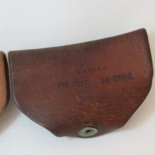 Pair of 6 round holders for 357 Magnum / 38 Special rounds
