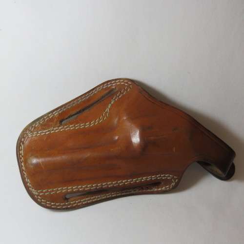 Leather holster for .38 with 4 inch barrel