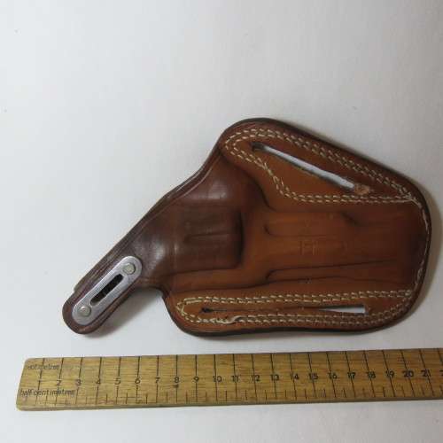 Leather holster for .38 with 4 inch barrel