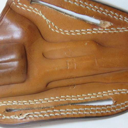 Leather holster for .38 with 4 inch barrel
