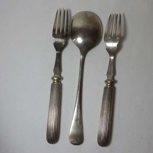 Australian Antique Burns Philp Line Forks and spoon - Famous for blackbirding and slave trade