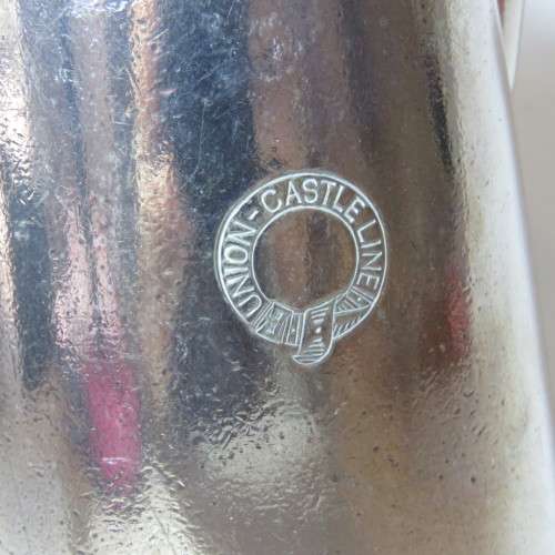 Union Castle Line Mappin and Webb silverplated coffee pot - Scarce