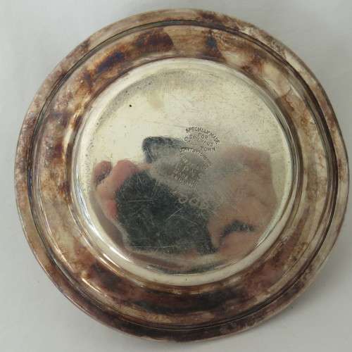Antique silverplated dish with lid - Specially made for Spilhaus by John Turton and Co