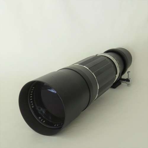 Vintage Soligor 400 mm f/603 classic lens with rotating tripod mount