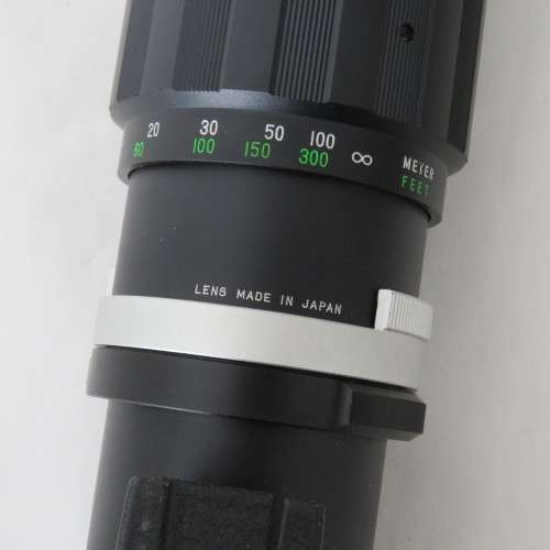 Vintage Soligor 400 mm f/603 classic lens with rotating tripod mount