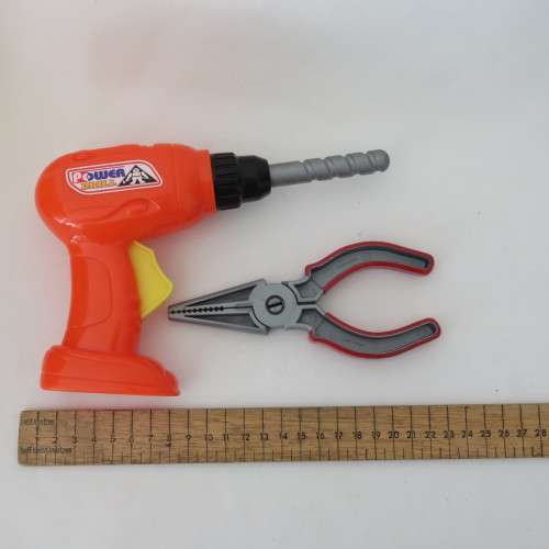Power Tool set with carrying box - 70 pieces - No lid