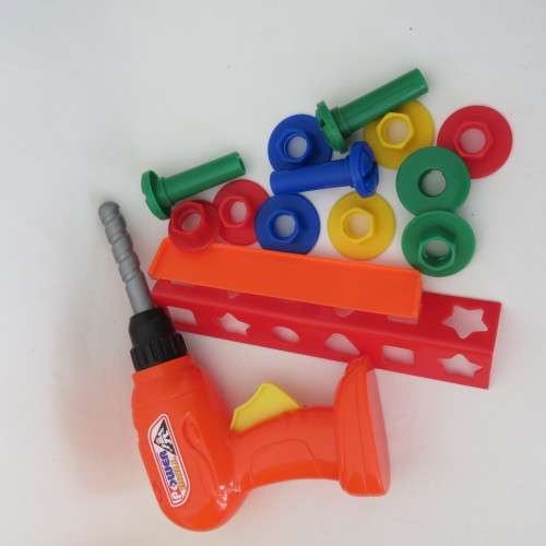 Power Tool set with carrying box - 70 pieces - No lid