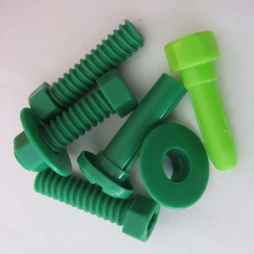 Plastic bolts and nuts for younger children - Play set - 86 Pieces with tool case