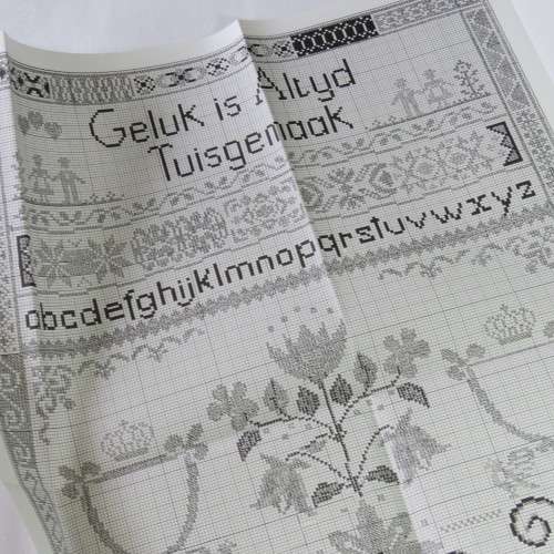 Letterlappe 13 different patterns (In Afrikaans)