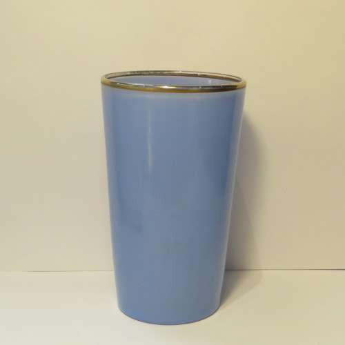 Coronation of Queen Elizabeth 2 - June 1953 - Blue glass with gold trimming