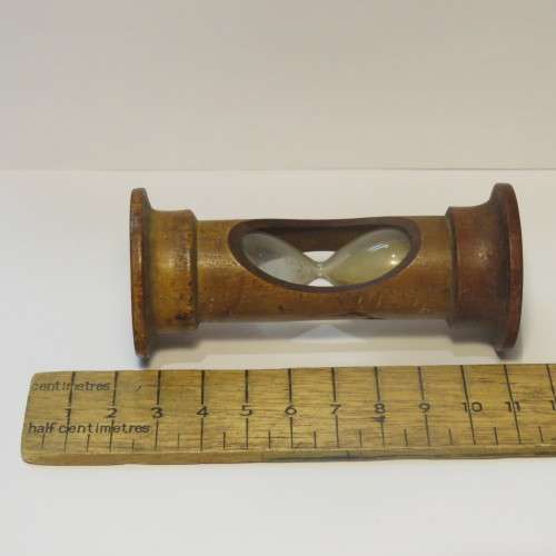 Vintage 3 minute hourglass timer