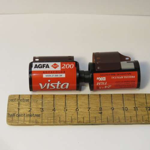 2 rolls of Agfa Vista 200 35 mm film - unused