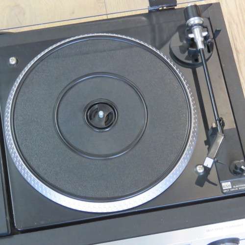 Vintage Sanyo Stanza 3 in 1 record player - Tape deck - FM radio - Working - No speakers