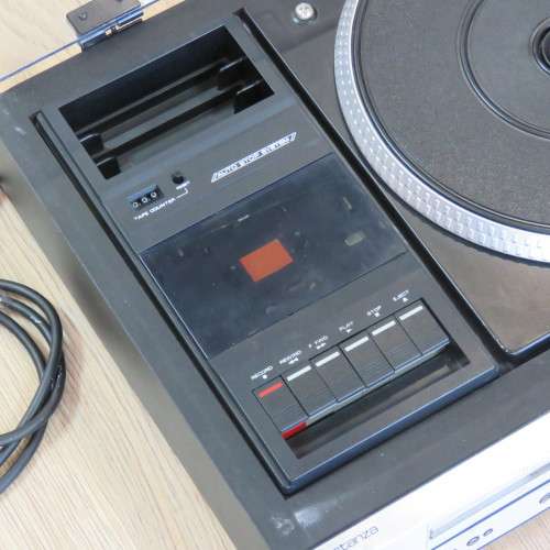 Vintage Sanyo Stanza 3 in 1 record player - Tape deck - FM radio - Working - No speakers