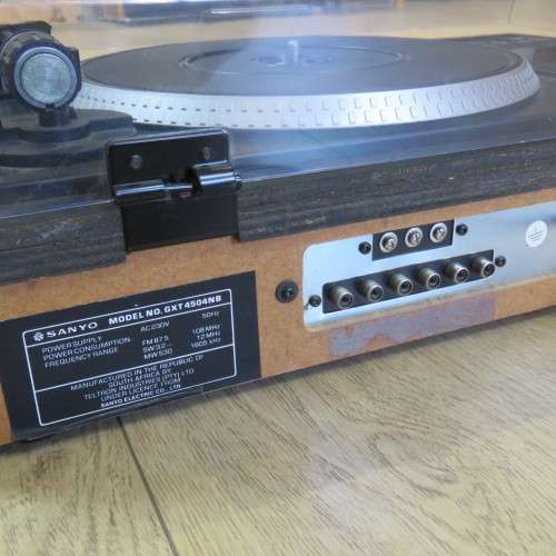 Vintage Sanyo Stanza 3 in 1 record player - Tape deck - FM radio - Working - No speakers