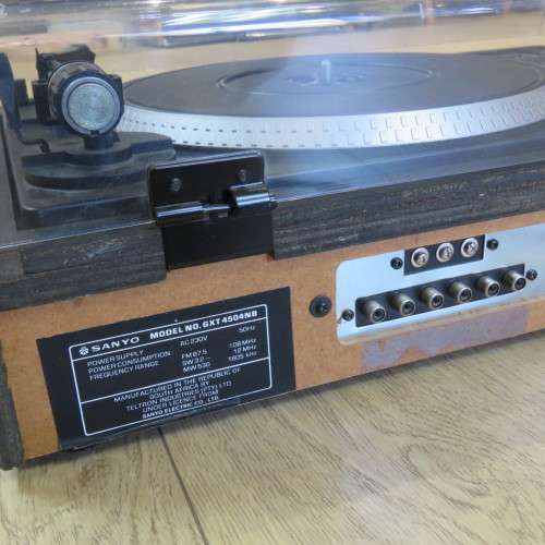 Vintage Sanyo Stanza 3 in 1 record player - Tape deck - FM radio - Working - No speakers