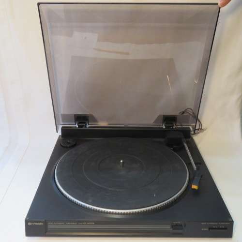 Vintage Hitache HT-MD28 turntable - Good condition - 34 x 36 cm - Turntable 28 x 28 cm