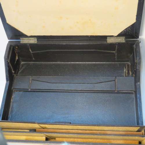 1930`s writing case with accessories - Good condition - 36 x 25 cm