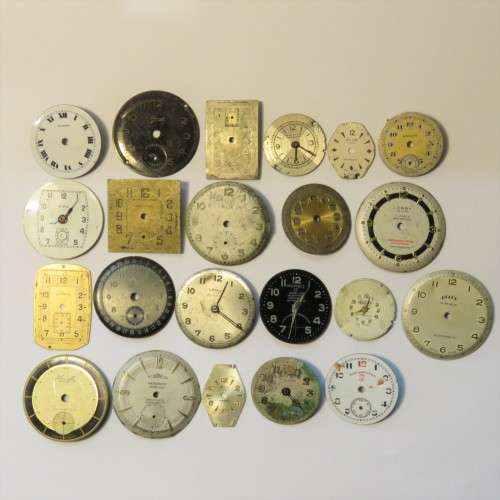 Lot of 20 watch faces