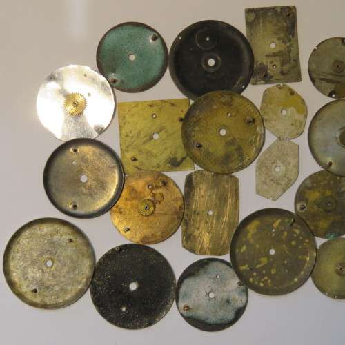Lot of 20 watch faces