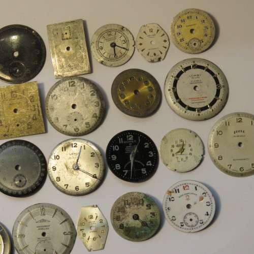 Lot of 20 watch faces