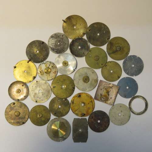 Lot of 26 ladies watch vintage face plates - Used