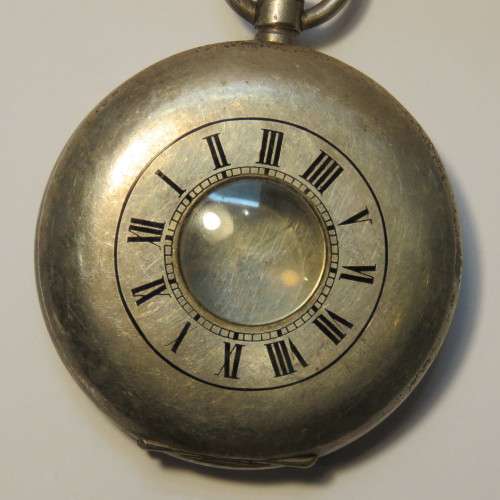 Handmade pocket watch case - Half hunter - No glass, no crown