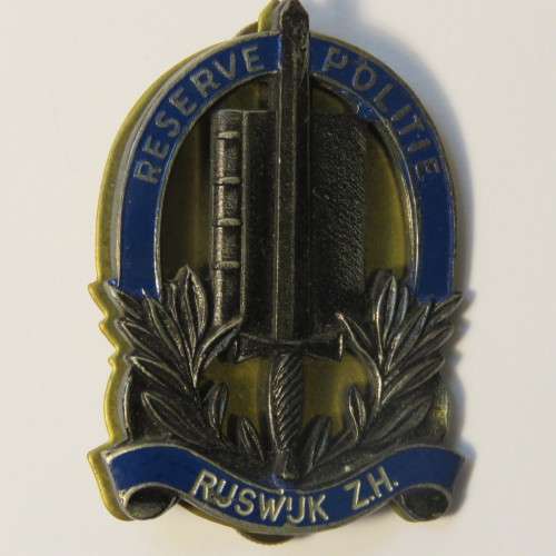Dutch Police Reserve Rijswijk Z.H badge