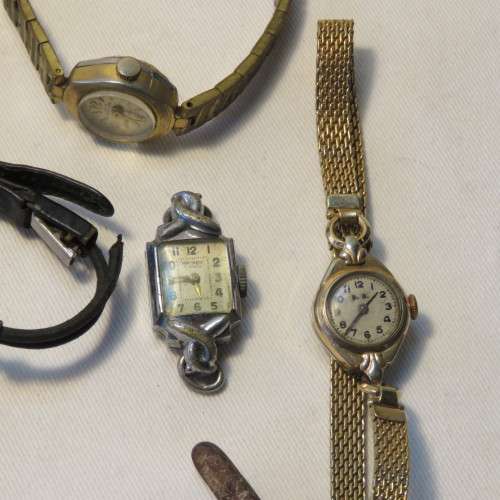 Lot of 8 vintage mechanical watches for spares