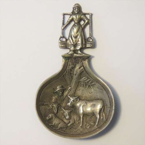 Caddy Spoon - Guessing this is silverplate