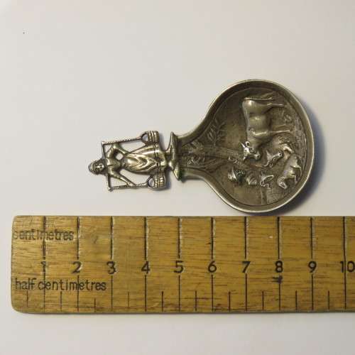 Caddy Spoon - Guessing this is silverplate