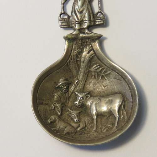 Caddy Spoon - Guessing this is silverplate