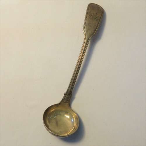 Vintage silverplated sauce spoon / mini ladle