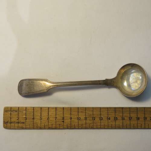 Vintage silverplated sauce spoon / mini ladle