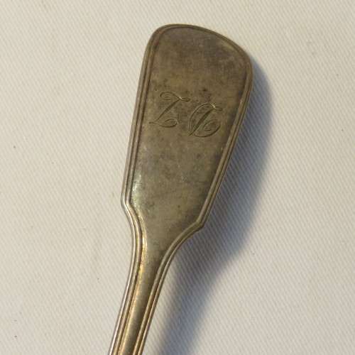 Vintage silverplated sauce spoon / mini ladle