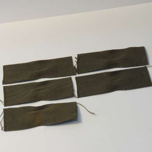 Lot of 5 SA Army Nutria name badges - Loock