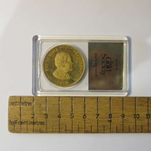 Gold Society ELI Levine medallion - Slabbed