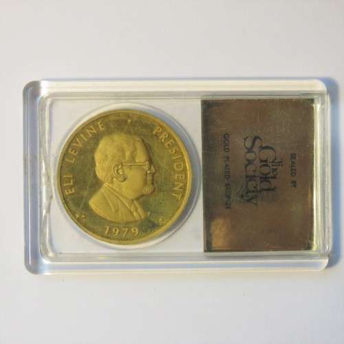 Gold Society ELI Levine medallion - Slabbed