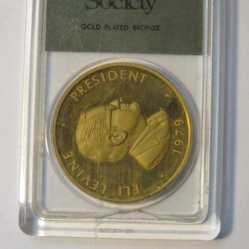 Gold Society ELI Levine medallion - Slabbed
