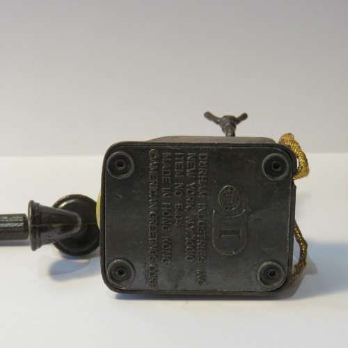 Vintage Durham Industries cast iron telephone - Doll house miniatures