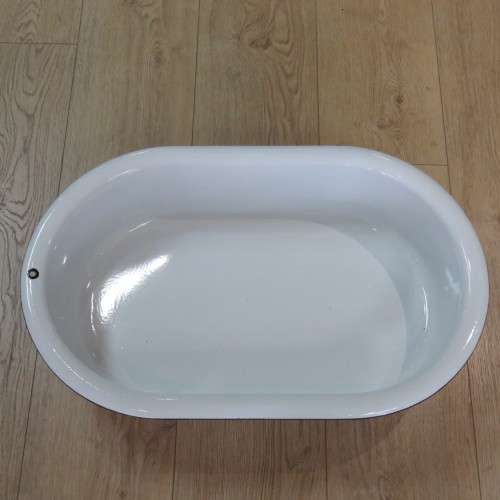 Vintage enamel bath for baby - Still in excellent condition - Size 46 x 72 cm