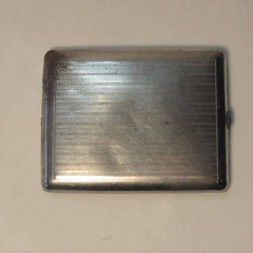 Vintage Nickle cigarette case