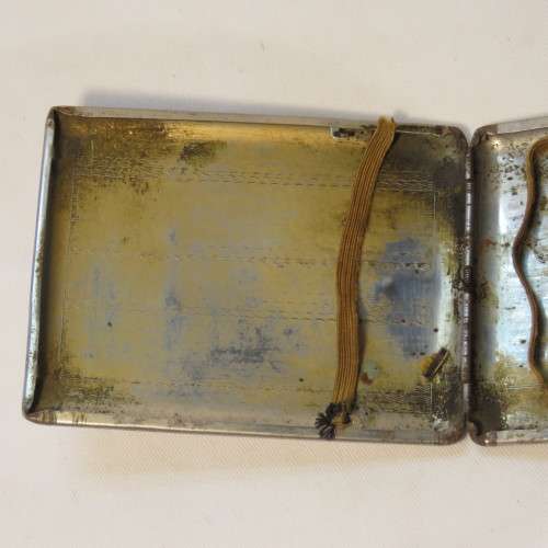 Vintage Nickle cigarette case